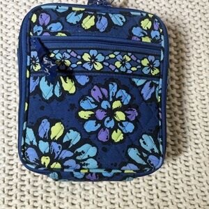 Vera Bradley Insulated Lunch Bag – Blue Floral Pattern
